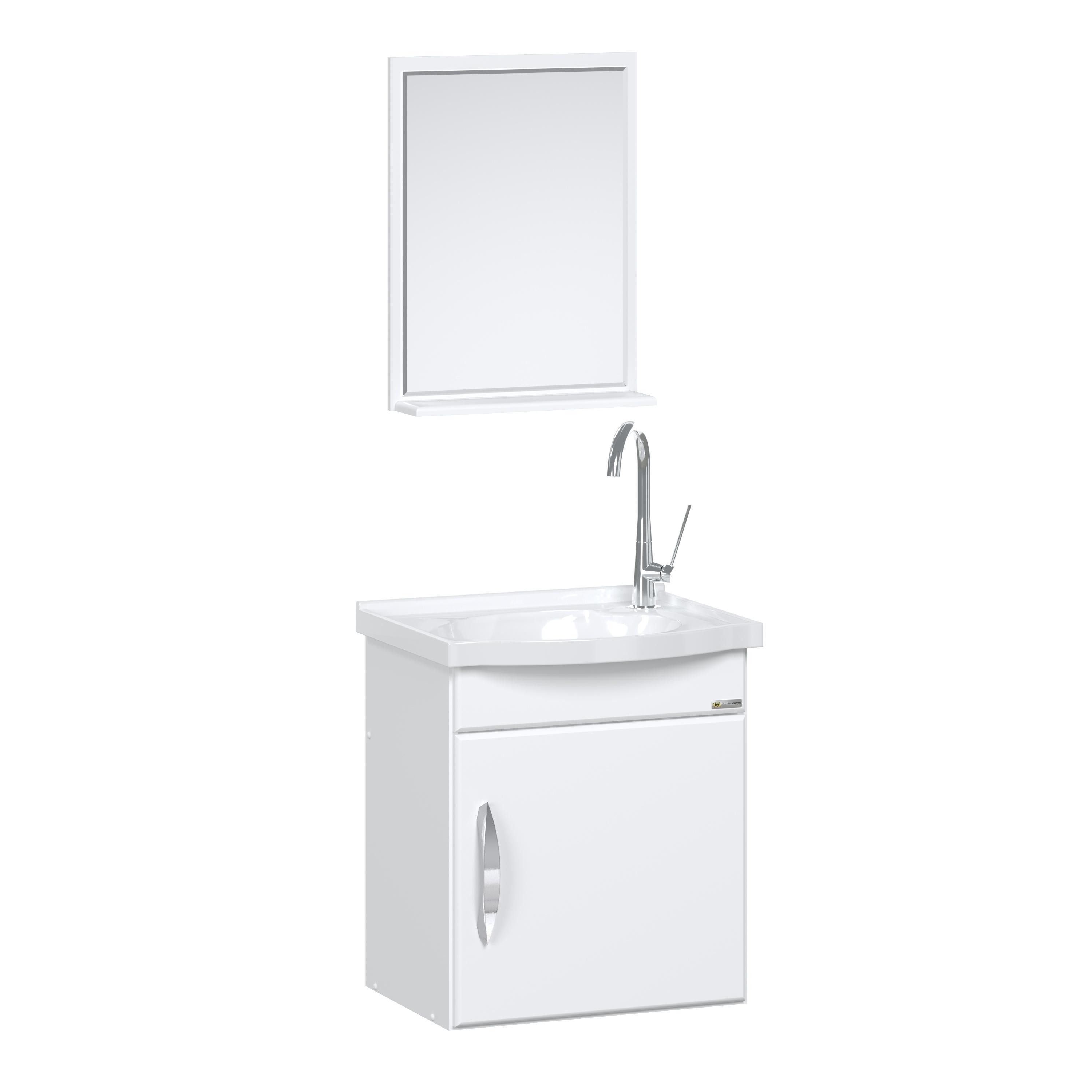 RORATO - KIT SIENA SUSPENSO 1 PORTA 39CM BRANCO